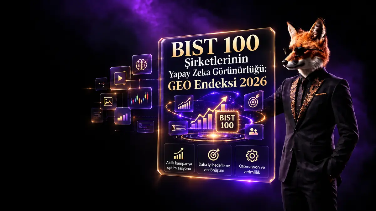 BIST 100 Şirketlerinin Yapay Zeka Görünürlüğü: GEO Endeksi 2026 kapak görseli
