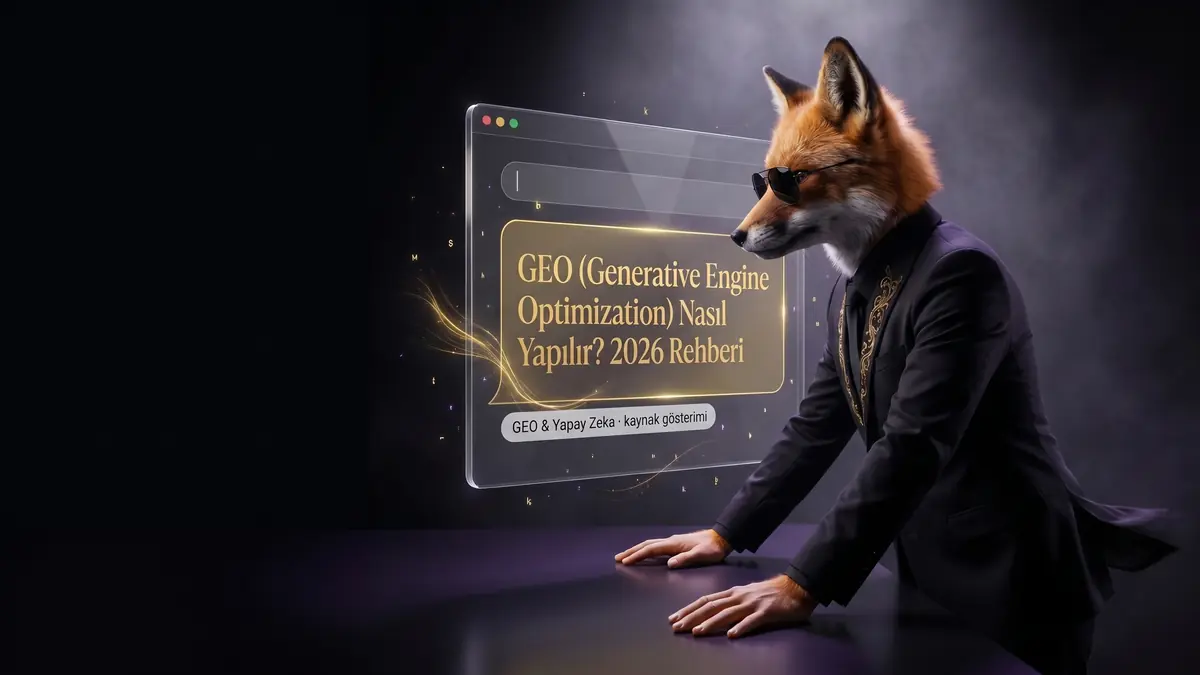 GEO (Generative Engine Optimization) Nasıl Yapılır? 2026 Rehberi